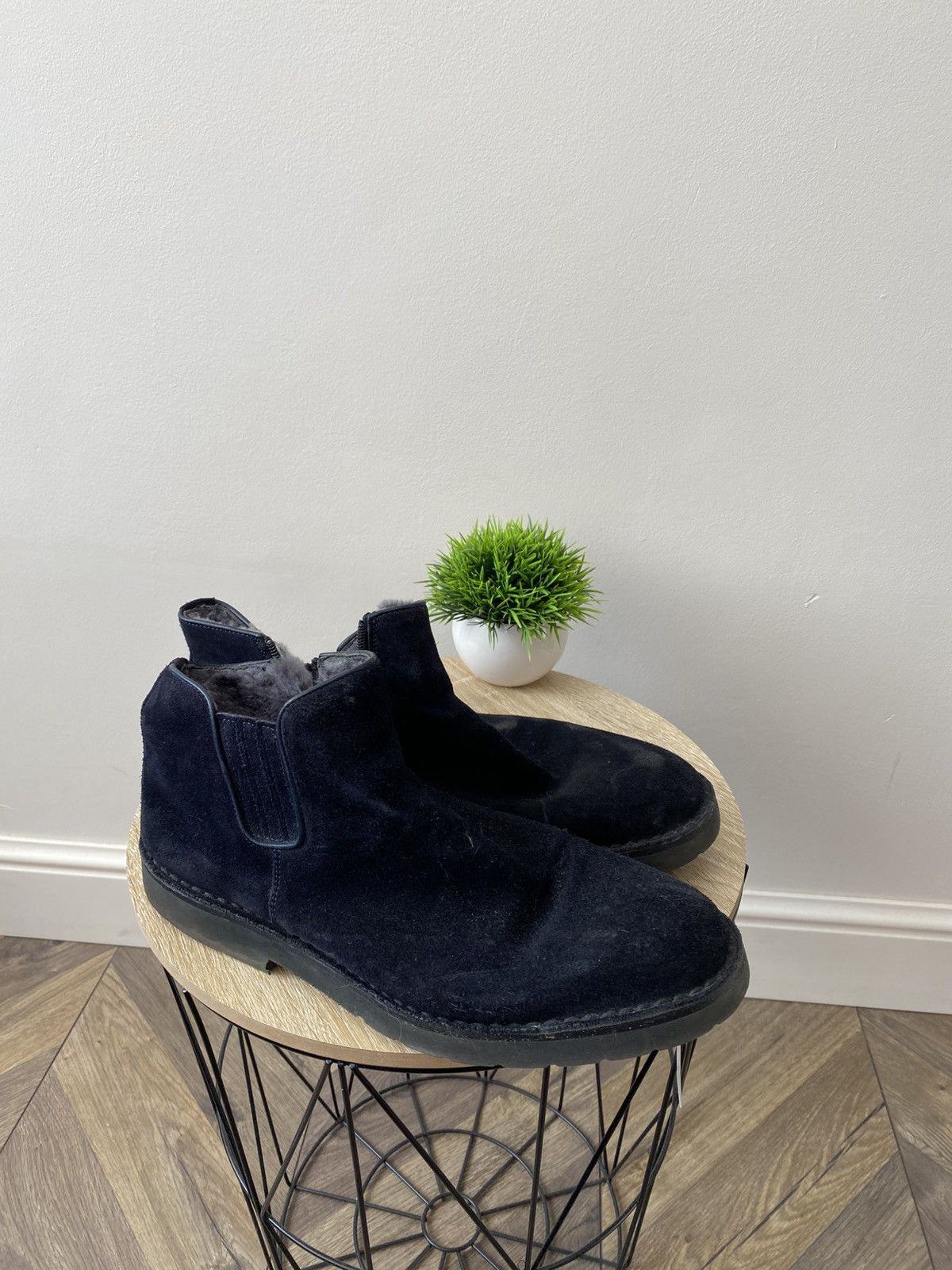 Baldinini Vintage BALDININI SUEDE WINTER COMFORT FLATS BOOTIES Size US 10 / EU 43 - 2 Thumbnail