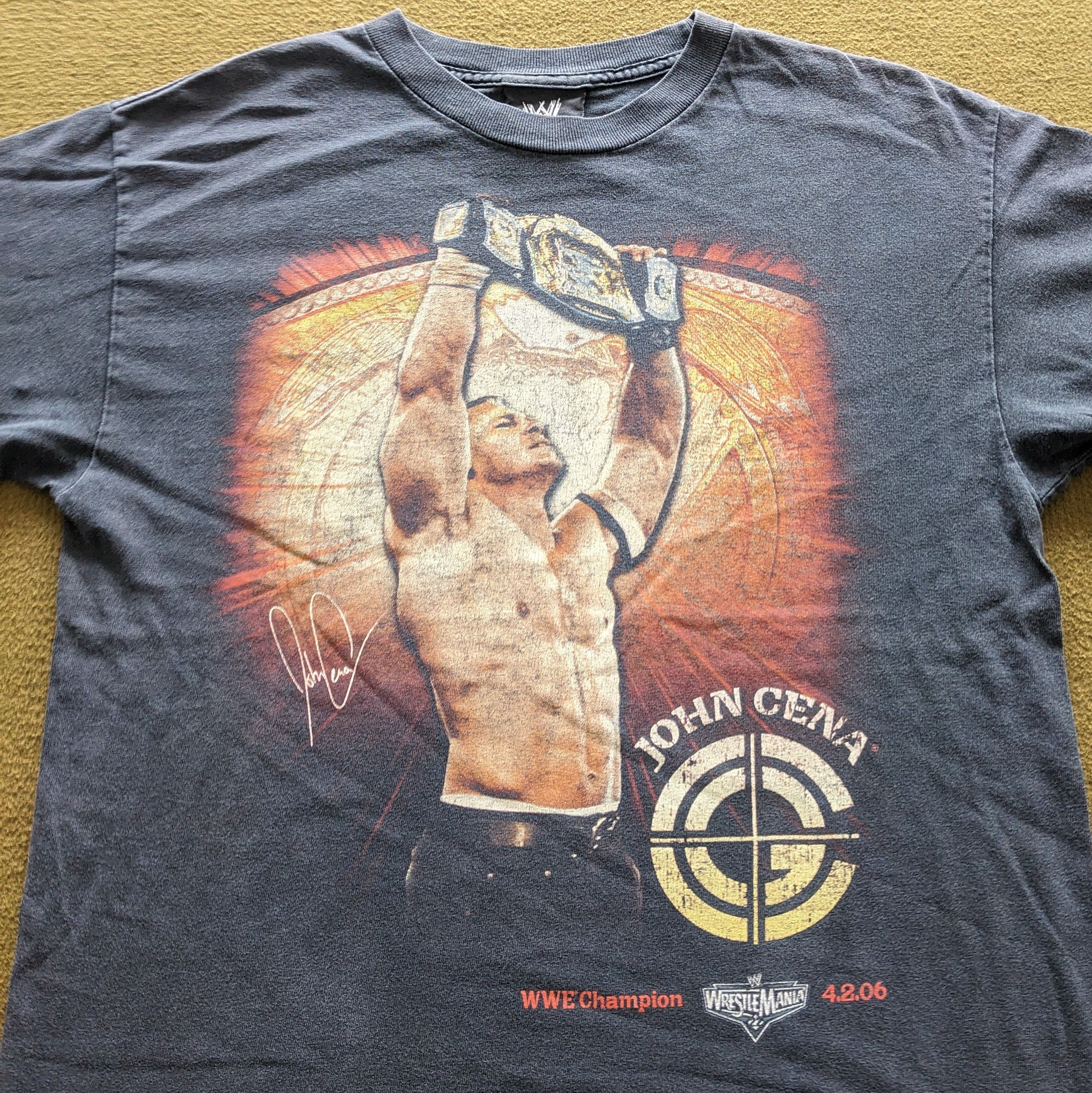 Vintage Vintage JOHN CENA WWE Wrestling T-shirt Size US M / EU 48-50 / 2 - 2 Thumbnail