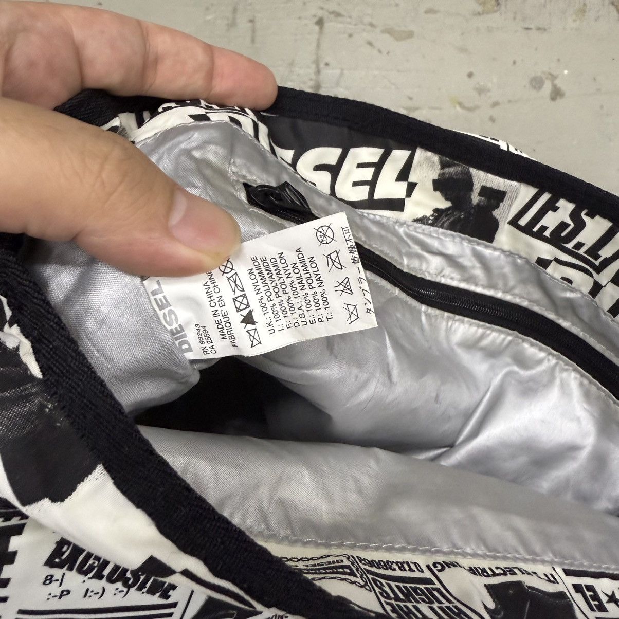 Diesel Diesel Punk Newspaper Design Messenger Bag Size ONE SIZE - 6 Thumbnail