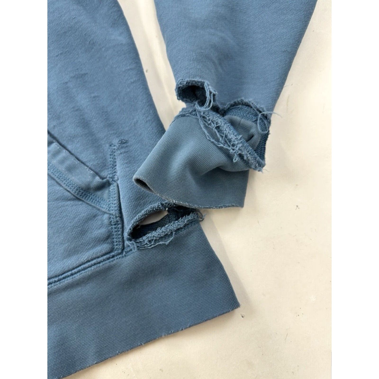 Nike Nike Hoodie Full Zip Mens Small Blue Cotton Distressed Track & Field Sports Size US S / EU 44-46 / 1 - 7 Thumbnail