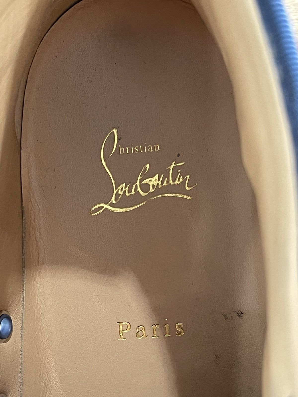 Christian Louboutin Christian Louboutin Lou Spikes Orlato Flat Veau Velours Size US 12 / EU 45 - 14 Thumbnail
