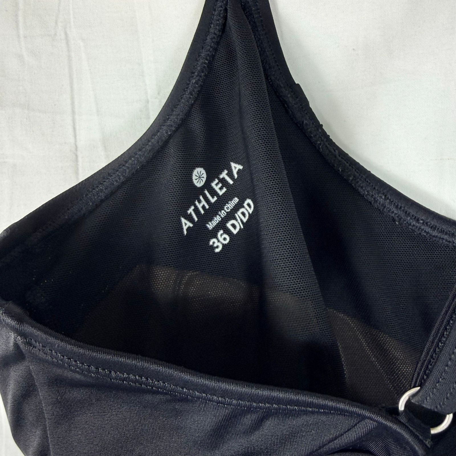Athleta Athleta Black Blousy Tankini Swim Surf Top 467408 36D Beach Size ONE SIZE - 7 Thumbnail