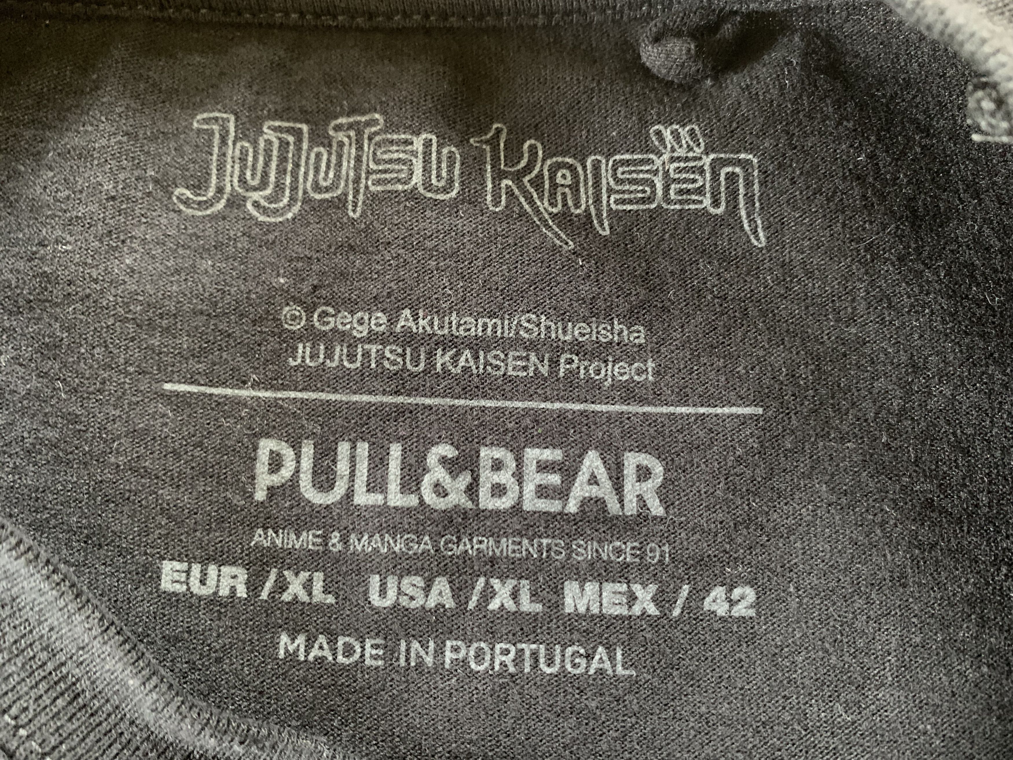 Anime × Pull & Bear Jujutsu Kaisen Anime Printed T Shirt Size US XL / EU 56 / 4 - 7 Thumbnail