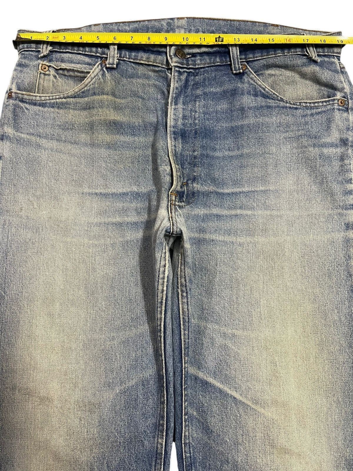 Levi's Vintage 70s Levis 505 Orange Tab Blue Faded Wash Style Jeans Size US 38 / EU 54 - 12 Thumbnail