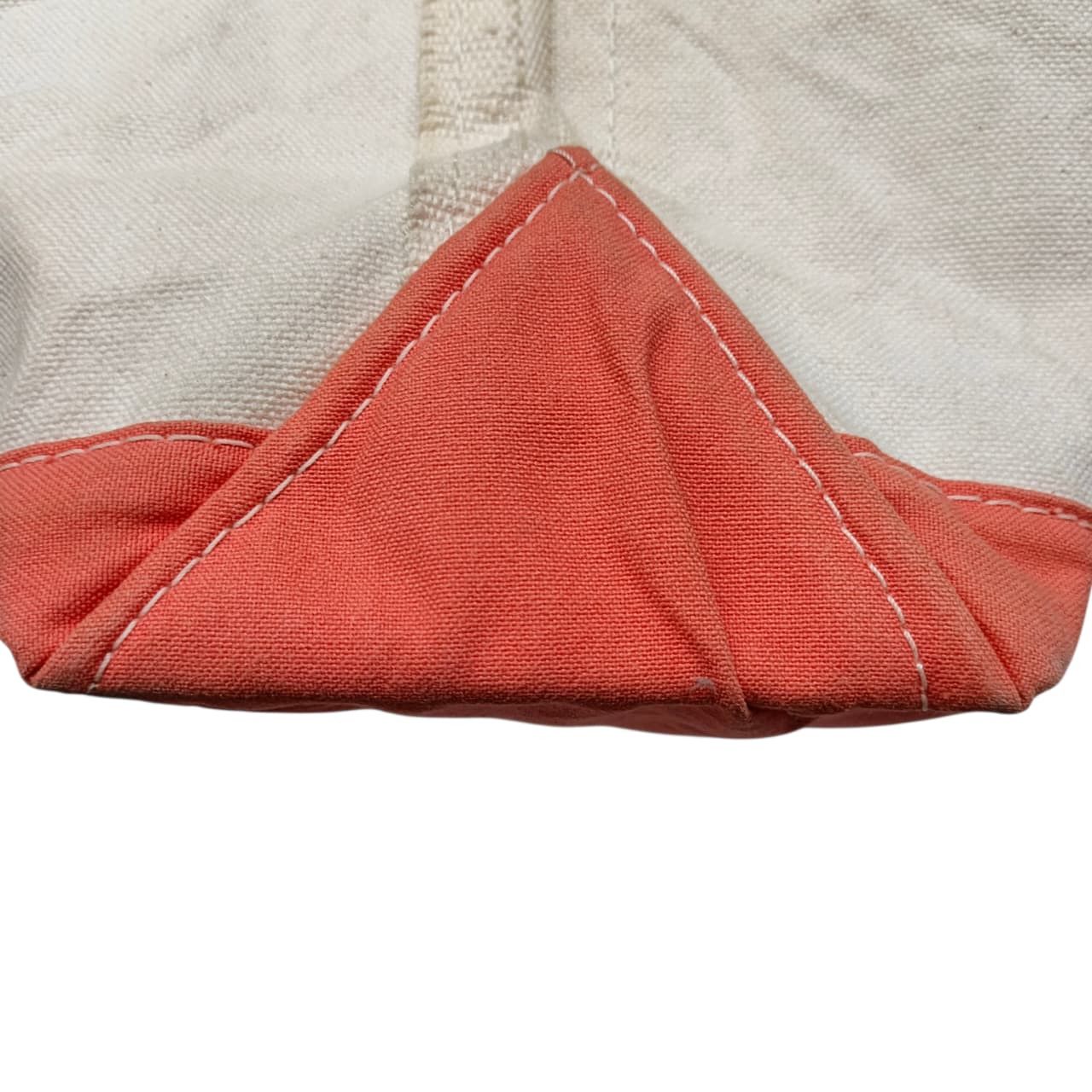 L.L. Bean Vintage LL Bean Boat and Tote Zip Hand Bag Heavy Duty Canvas Size ONE SIZE - 6 Thumbnail