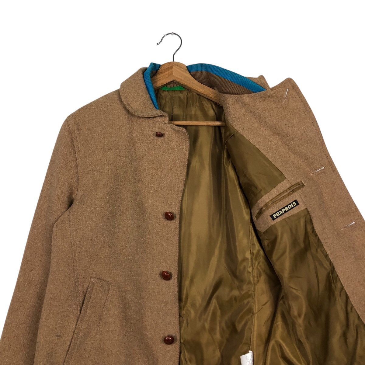 Issey Miyake 📌Vintage Wool Jacket Cropped Frapbois Issey Miyake Size US M / EU 48-50 / 2 - 13 Thumbnail