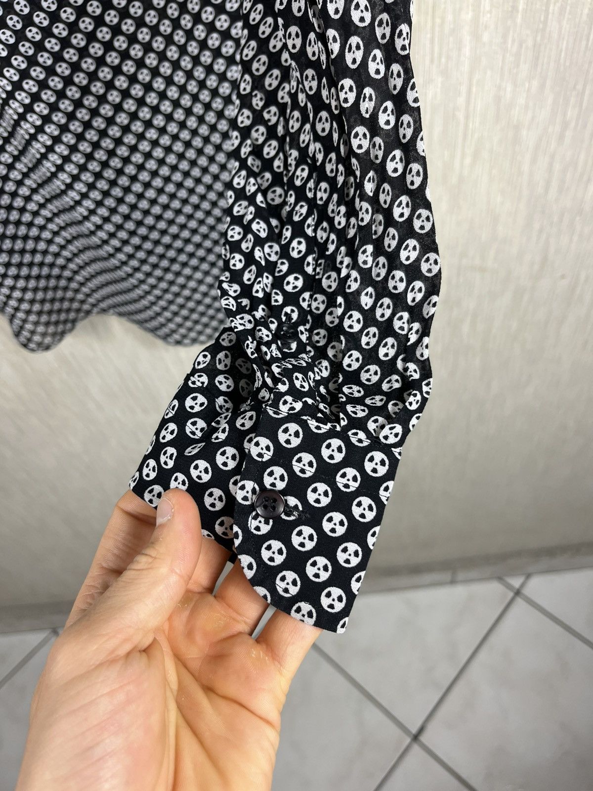 Moschino Vintage Moschino toxic radioactive pocket shirt polka dot Size US S / EU 44-46 / 1 - 24 Thumbnail