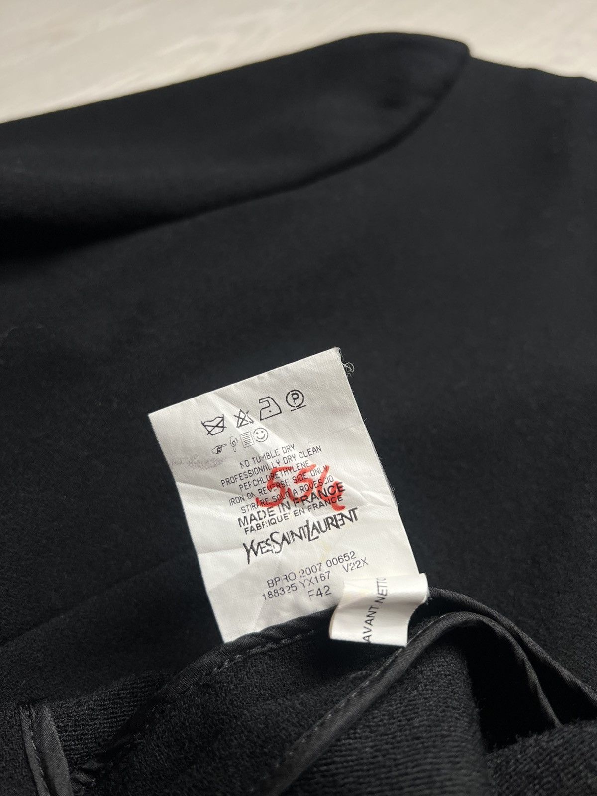 Yves Saint Laurent A/W 2007 YSL By Stefano Pilati Cropped Bolero Blazer Jacket Size M / US 6-8 / IT 42-44 - 7 Thumbnail