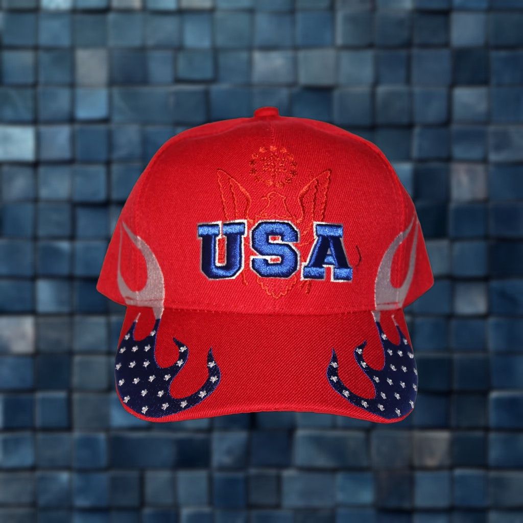 Vintage VINTAGE CALI USA Baseball Cap Adjustable Men Red American 90s Size ONE SIZE - 1 Thumbnail