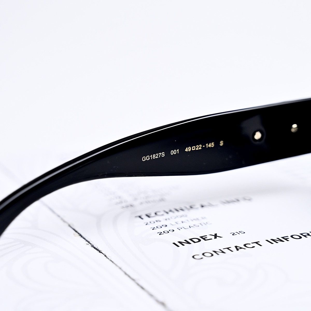 Gucci GUCCI GG1827S 001 SUNGLASSES Size ONE SIZE - 6 Thumbnail