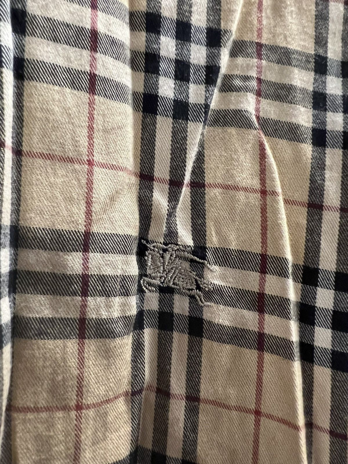 Burberry Vintage Burberry's Nova Check Plaid L/S Size US XL / EU 56 / 4 - 3 Thumbnail