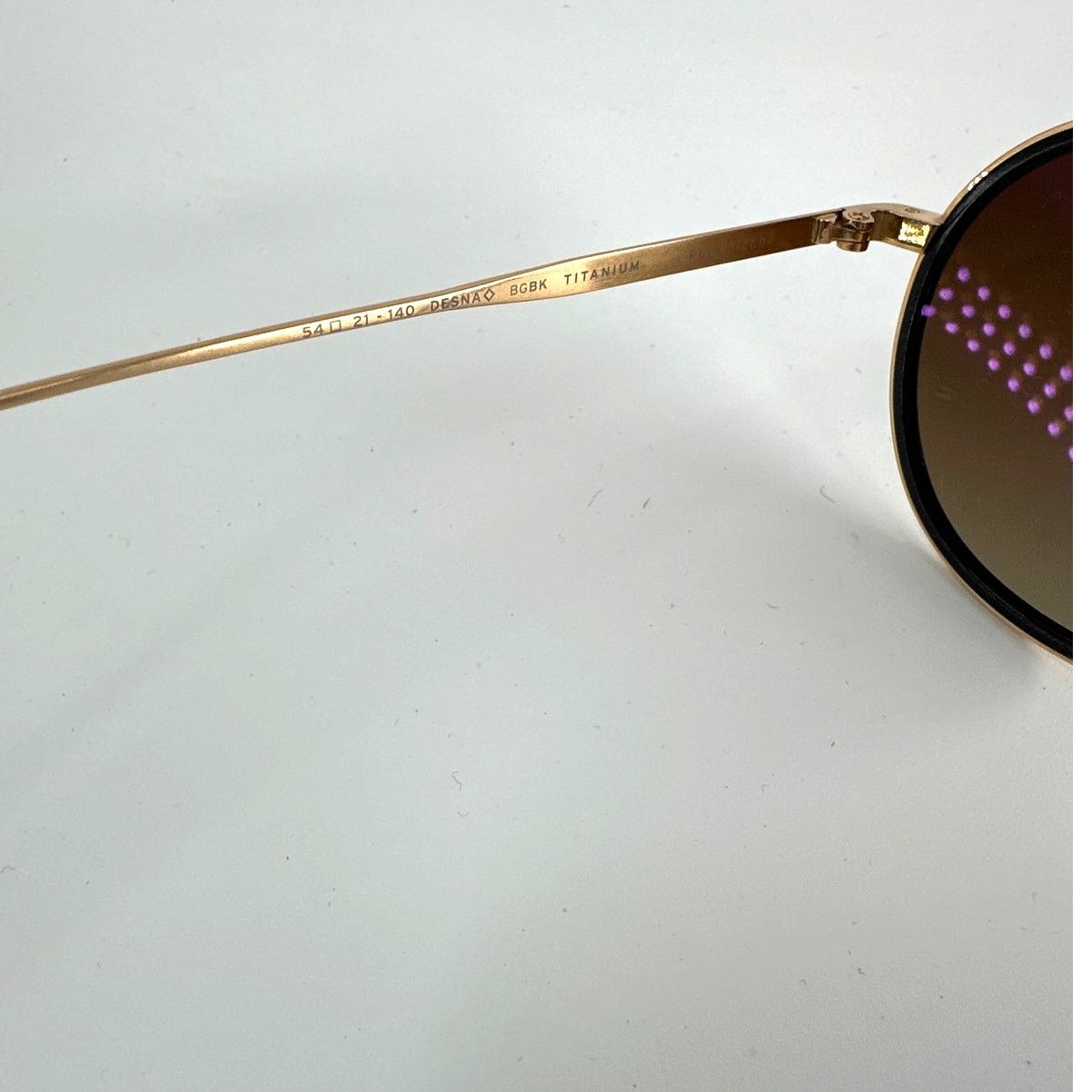 SALT. Optics Salt. Brushed Gold Black Polarized Desna Sunglasses Size ONE SIZE - 7 Thumbnail