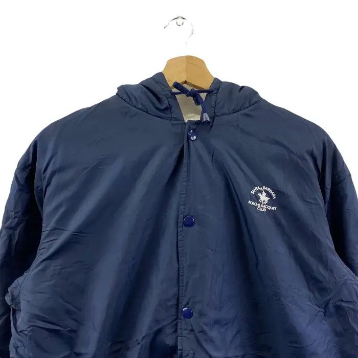 Vintage Vtg 90’ SANTA BARBARA CLUB Polo & Racquet Jacket Hoodie Size US L / EU 52-54 / 3 - 2 Thumbnail