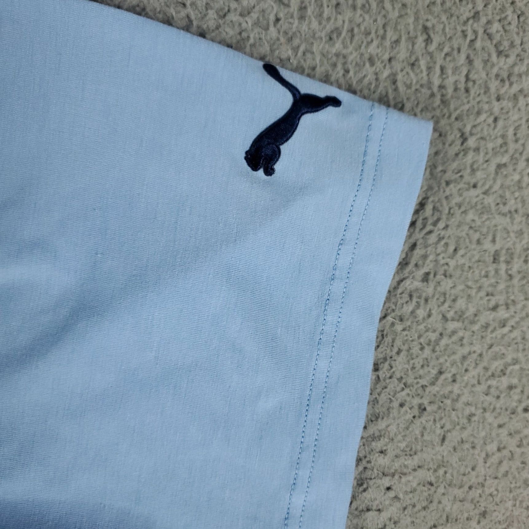 Puma PUMA Golf Polo Shirt Mens Size L Blue Cotton Short Sleeve Casual Polo Adult Regular Fit Sports Wear Size US L / EU 52-54 / 3 - 4 Thumbnail
