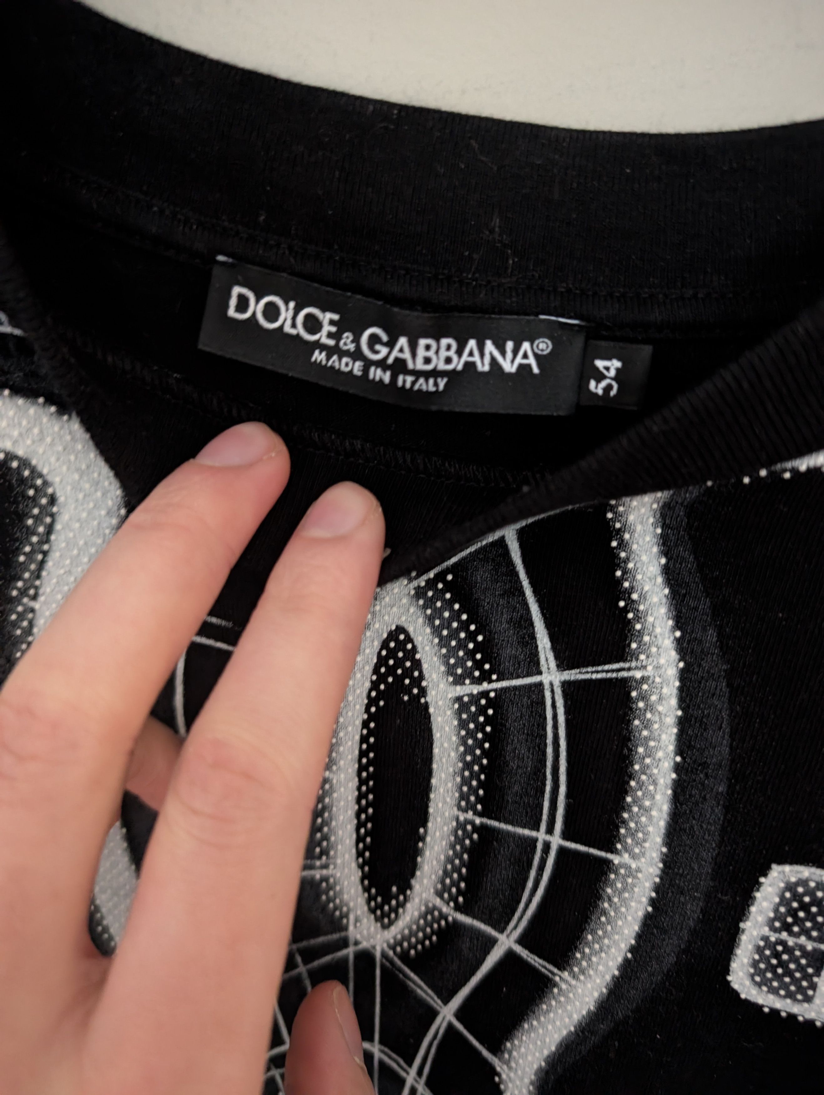 Dolce & Gabbana Wireframe T-Shirt Size US L / EU 52-54 / 3 - 2 Thumbnail