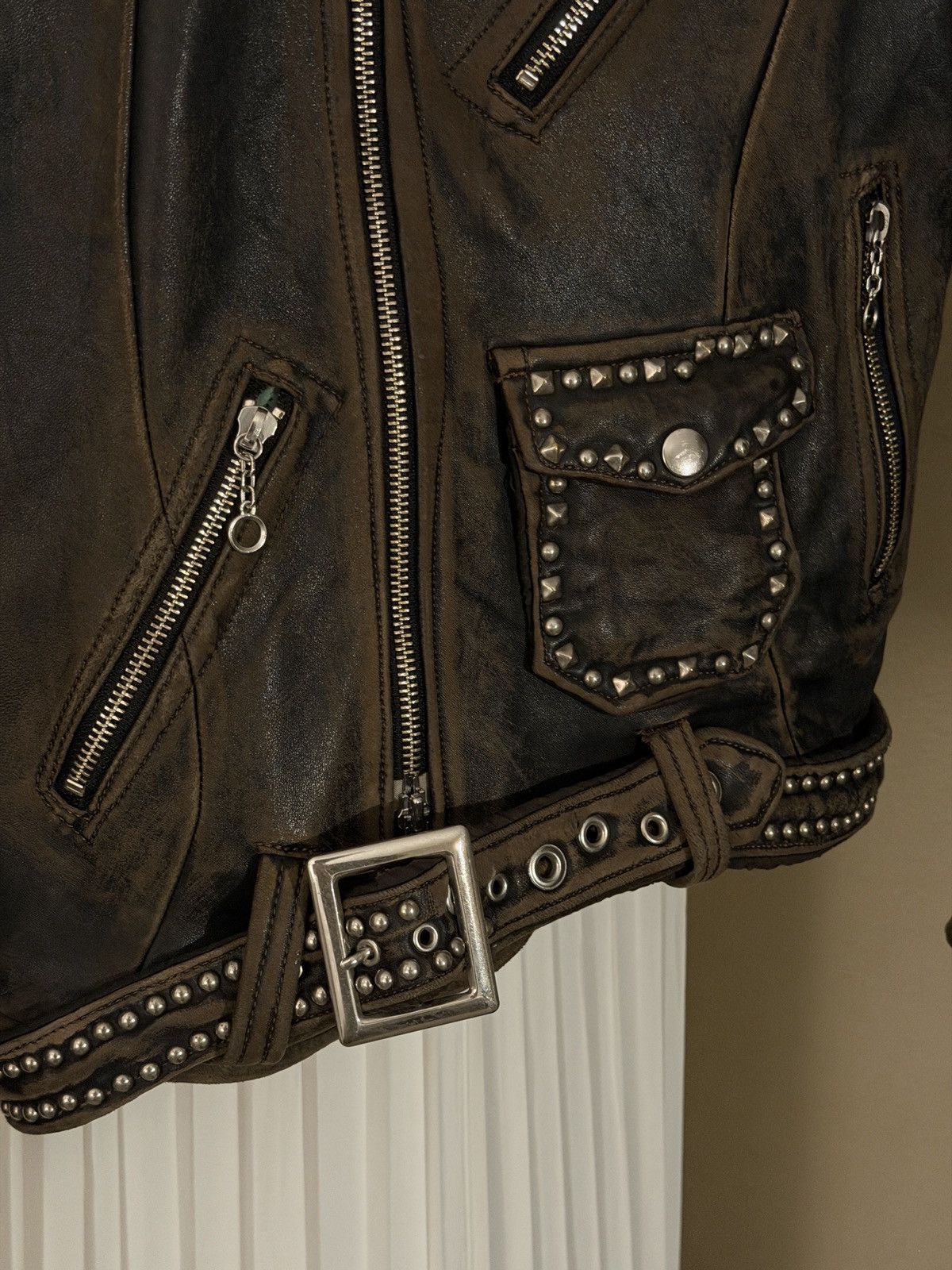 Undercover UNDERCOVER - FW04《But Beautiful》Faded leather jacket Size M / US 6-8 / IT 42-44 - 6 Thumbnail