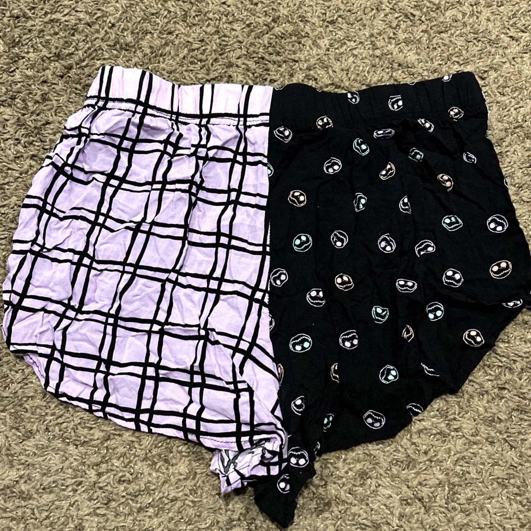 Disney Disney Nightmare Before Christmas Pajama Shorts Rayon Size XS B1 Size 26" / US 2 / IT 38 - 3 Thumbnail