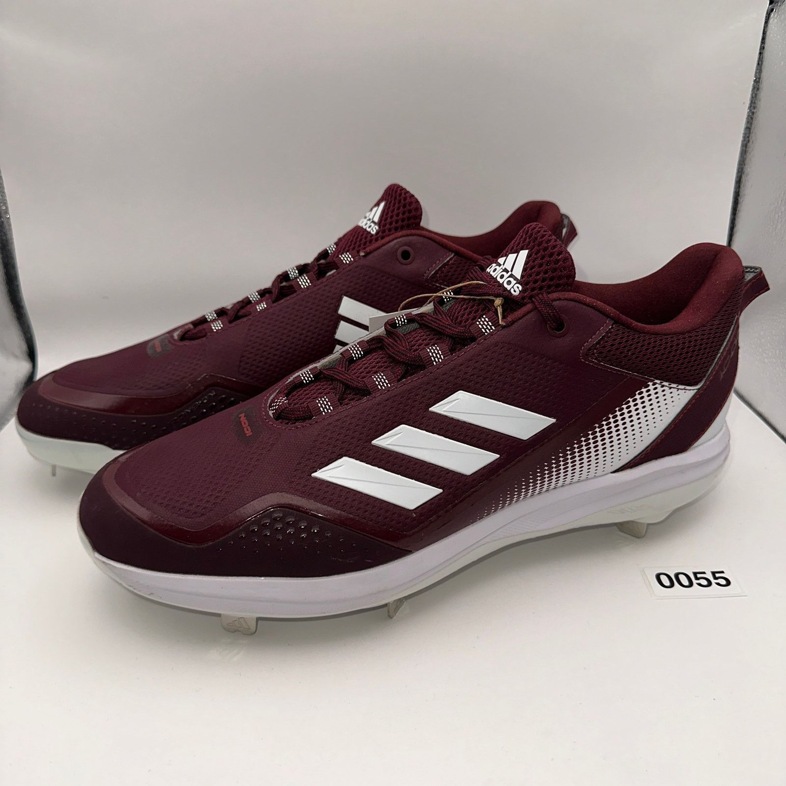 Adidas Adidas Icon 7 Mens 13.5 Maroon Baseball Metal Cleats FZ1555 Size US 13 / EU 46 - 1 Thumbnail