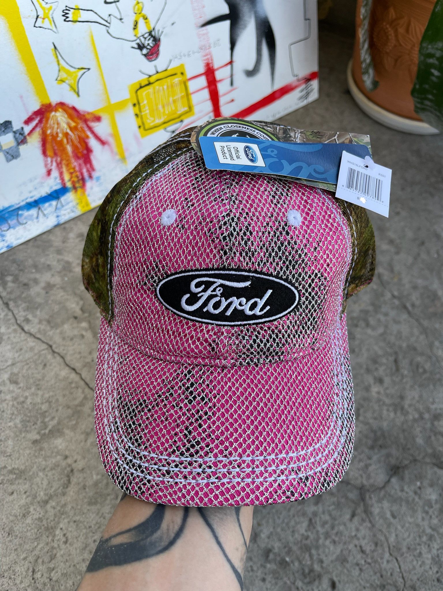 Realtree FORD CAP Y2k HAT MOTO Camo forest racing chrome Size ONE SIZE - 1 Thumbnail