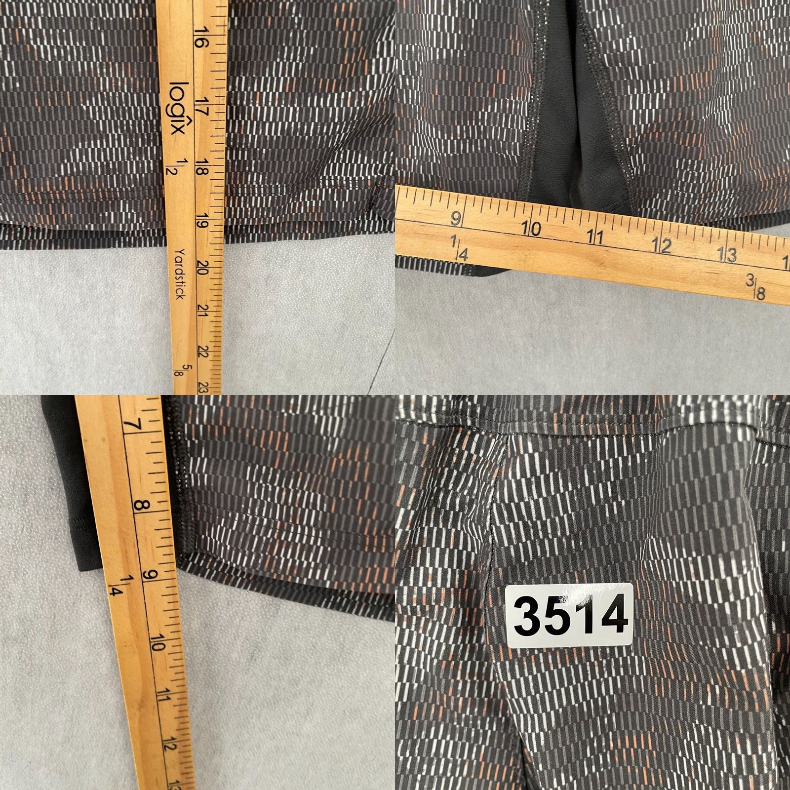 Lululemon Lululemon Shorts Mens M Gray Logo Pockets Unlined Drawstring Stretch Adult Regular 9in Inseam Size US 31 - 8 Thumbnail