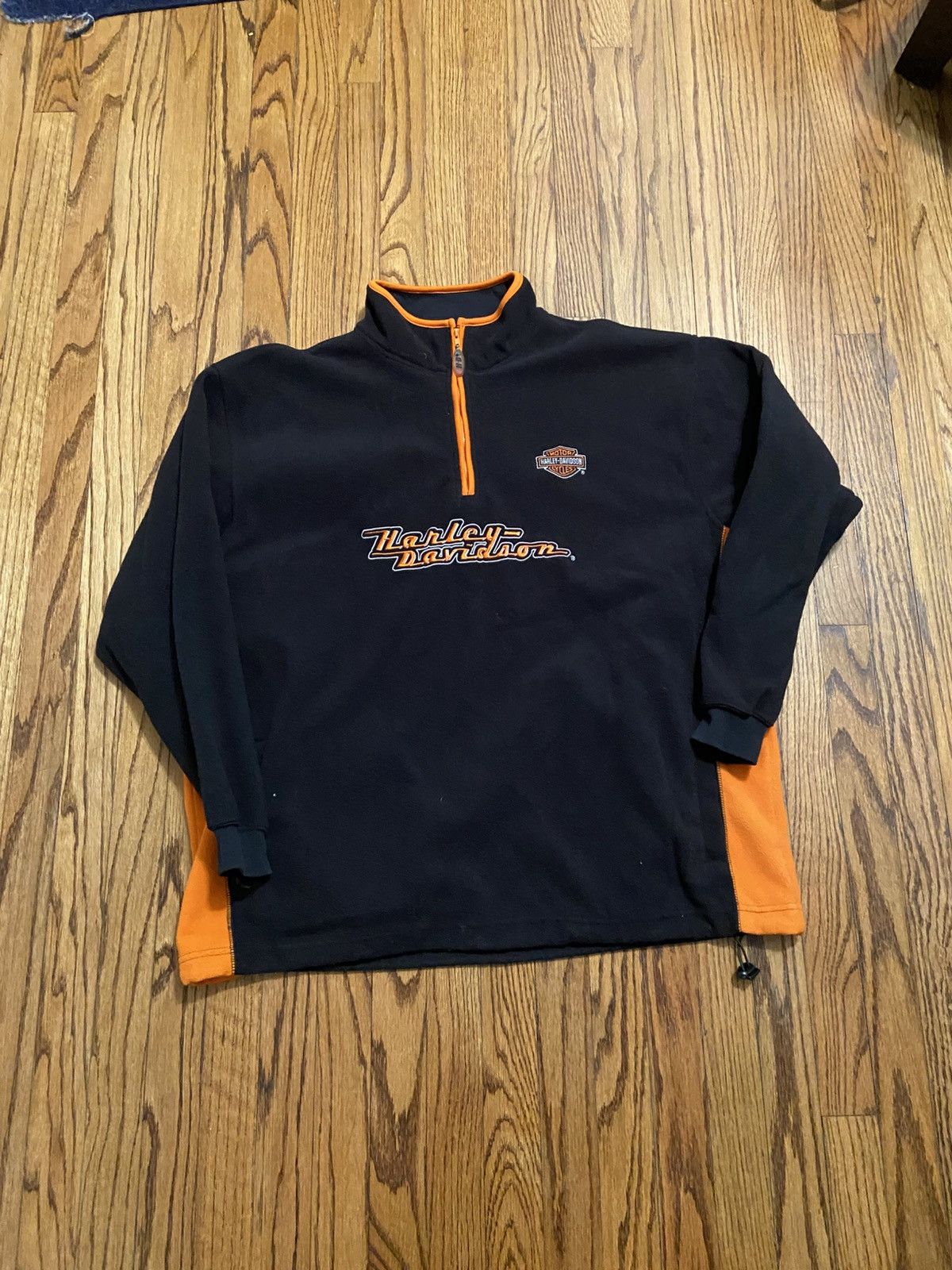 Harley Davidson × Vintage Vintage Harley Davidson fleece jacket Size US XL / EU 56 / 4 - 1 Thumbnail