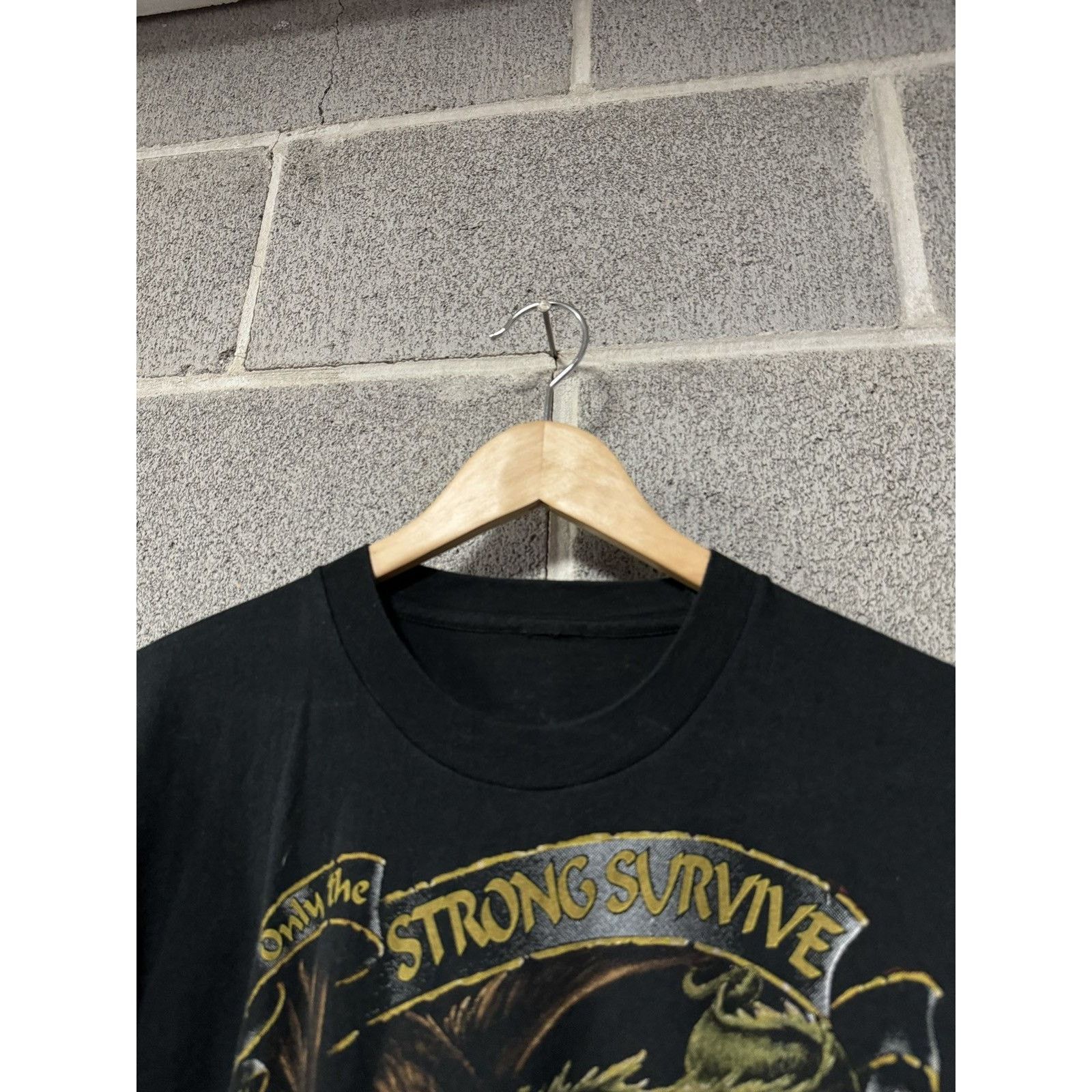 Vintage Thrashed Faded Dragon Eagle Shirt ERD Grunge Biker Size US L / EU 52-54 / 3 - 3 Thumbnail