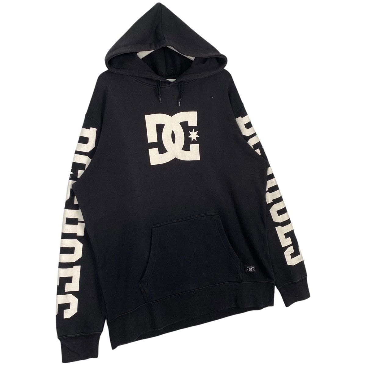 DC × Vintage Vintage DCshoecousa Hoodie Sweater Black Size US XL / EU 56 / 4 - 3 Thumbnail