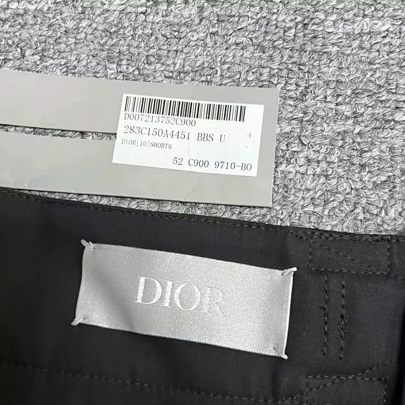 Dior Dior Black satin functional buckle workwear shorts 2501-Nex Size US 36 / EU 52 - 3 Thumbnail