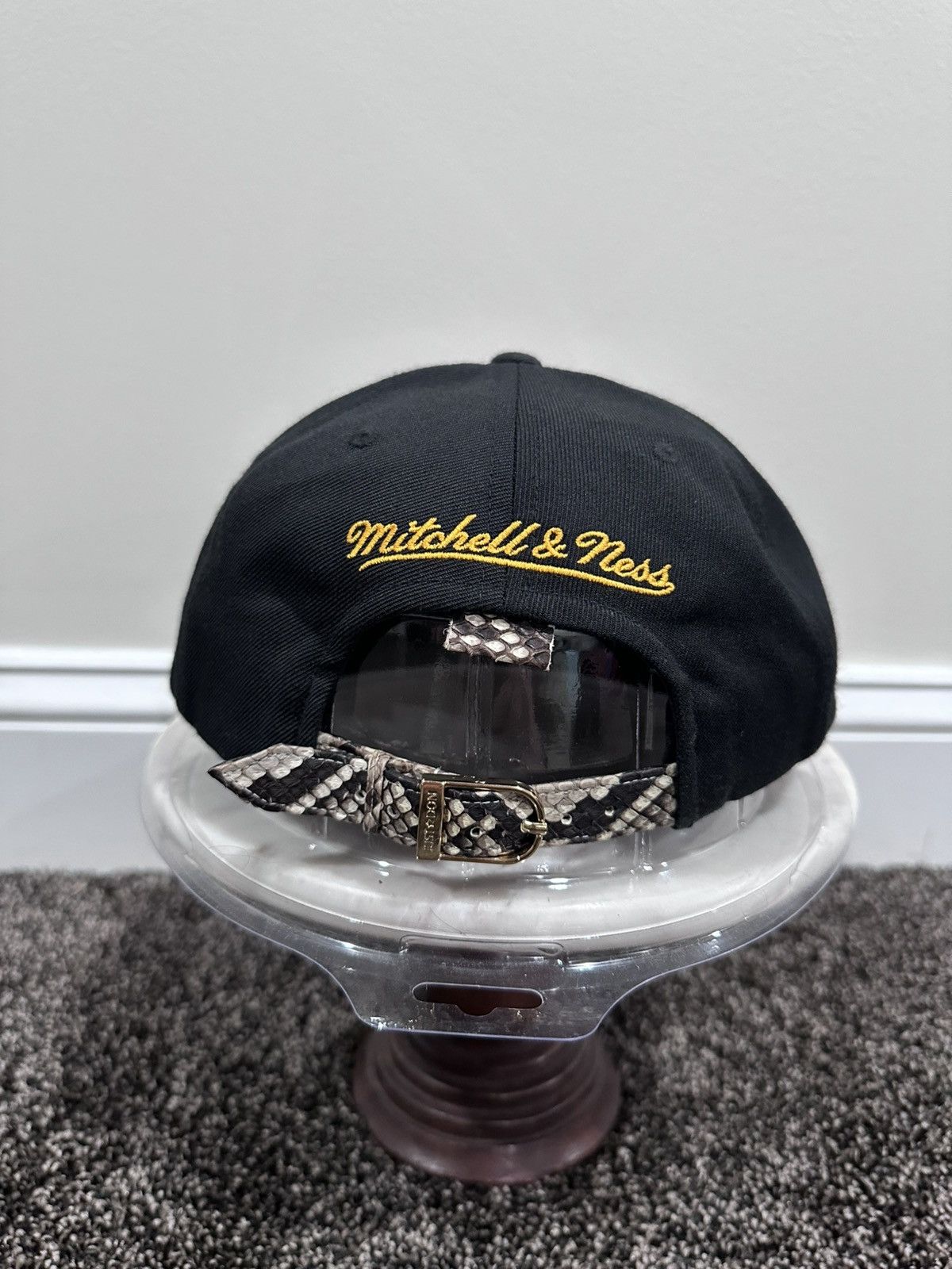 Just Don Just Don x Mitchell & Ness NFL Pittsburgh Steelers Black Hat Size ONE SIZE - 3 Thumbnail