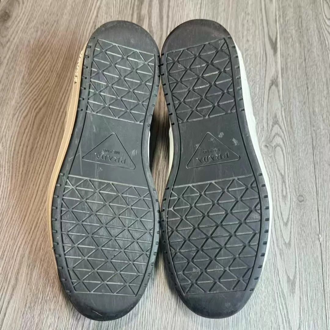Prada PRADA Downtown Triangle Logo Sneakers 41.5 EU Size US 8.5 / EU 41-42 - 6 Thumbnail