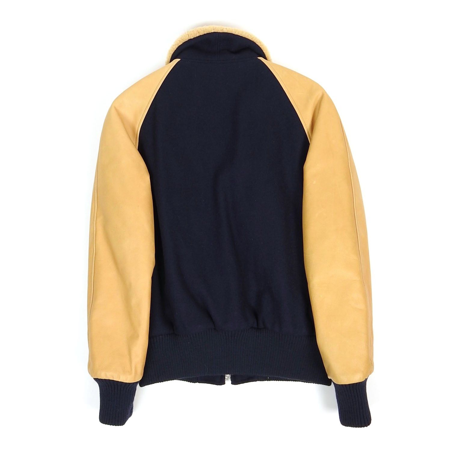 Golden Bear Leather Wool Varsity with Shearling Collar Size US M / EU 48-50 / 2 - 3 Thumbnail