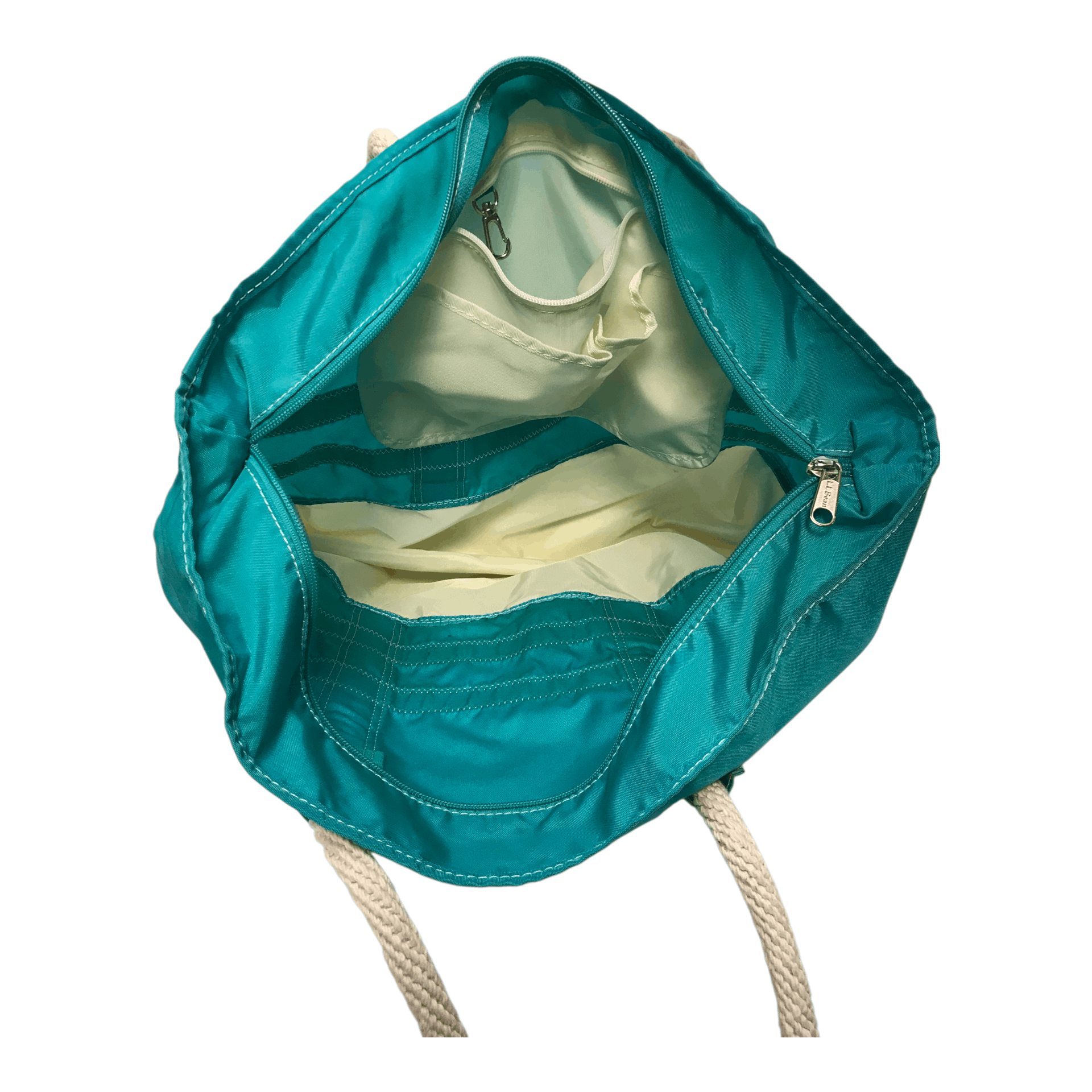 L.L. Bean Vintage 90s LL Bean Nylon Rope Handle Bag Size ONE SIZE - 10 Thumbnail