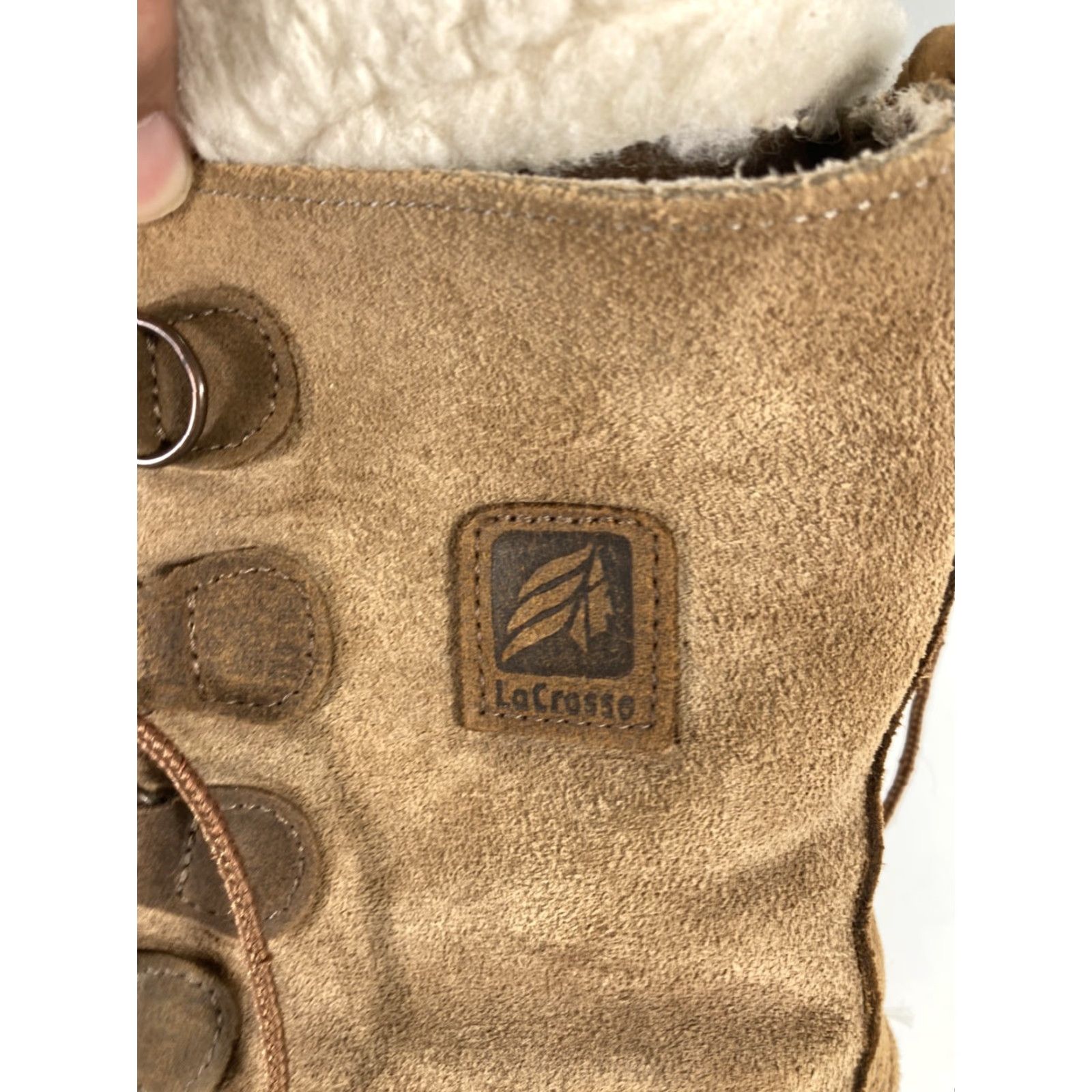 Vintage VINTAGE LaCrosse Duck Boots Men 9 Brown Leather Lace Up Removable Liner Steel Shank Snow Boot Leather Upper VTG Size US 9 / EU 42 - 4 Thumbnail