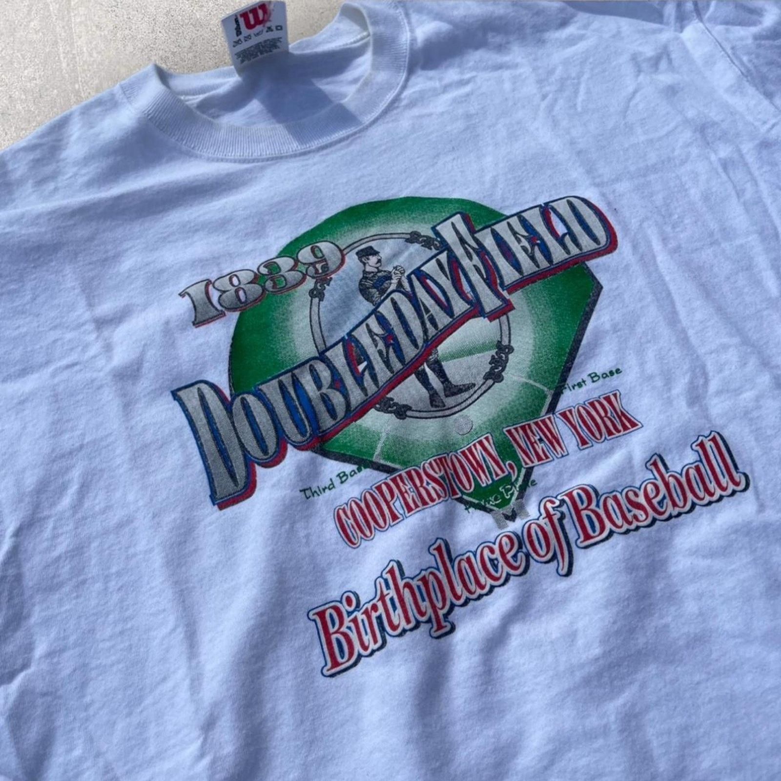 MLB × Vintage × Wilson Vintage Cooperstown Double Day Field Tee Size US XL / EU 56 / 4 - 2 Thumbnail