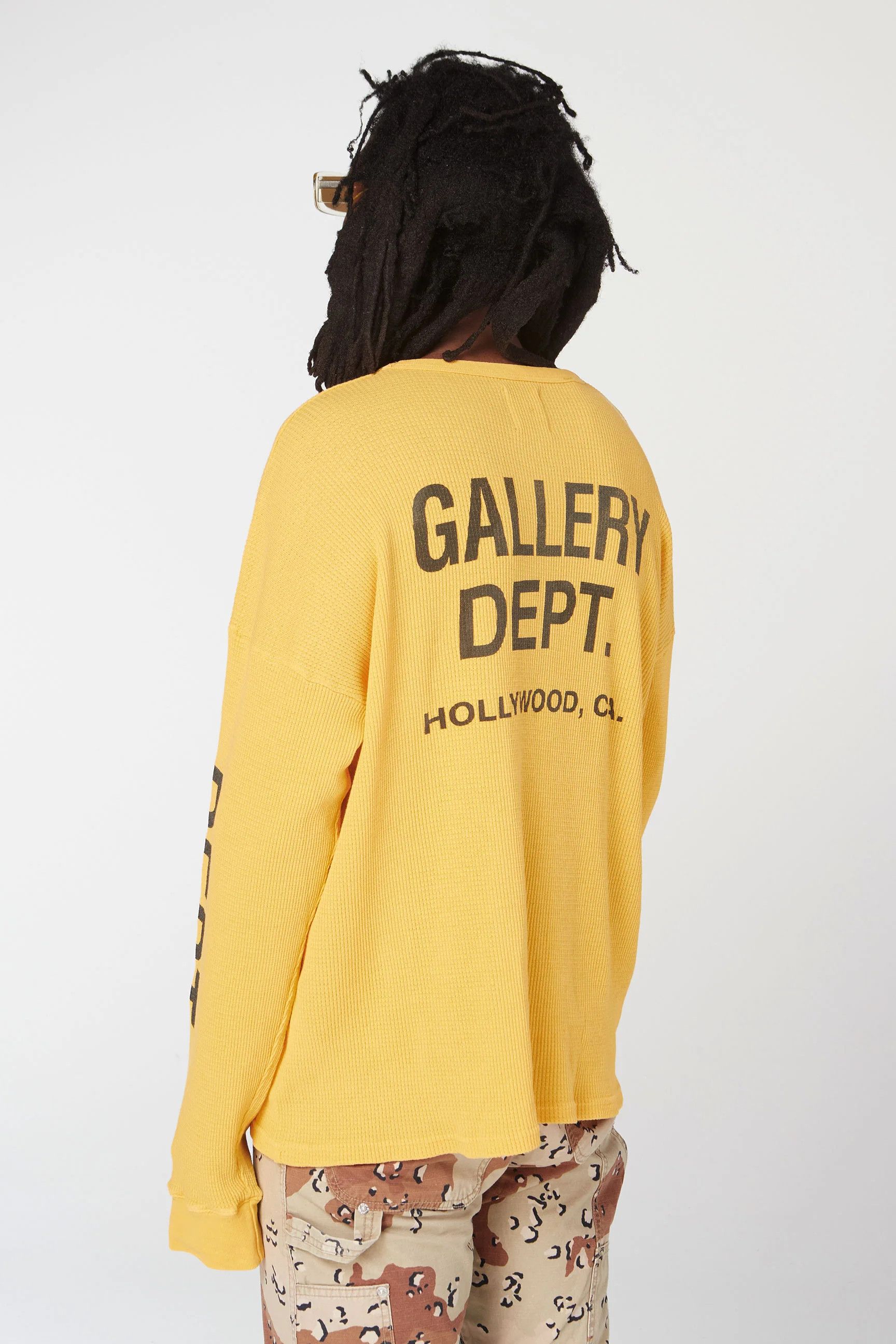 Gallery Dept. o1mle0725 Gallery Department Thermal T-Shirt in Yellow Size US L / EU 52-54 / 3 - 5 Thumbnail