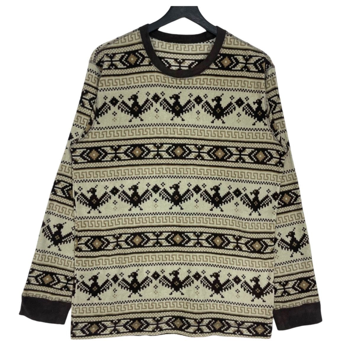 Uniqlo Uniqlo Long Sleeve Full Print Fleece Tshirt Unisex Grailed