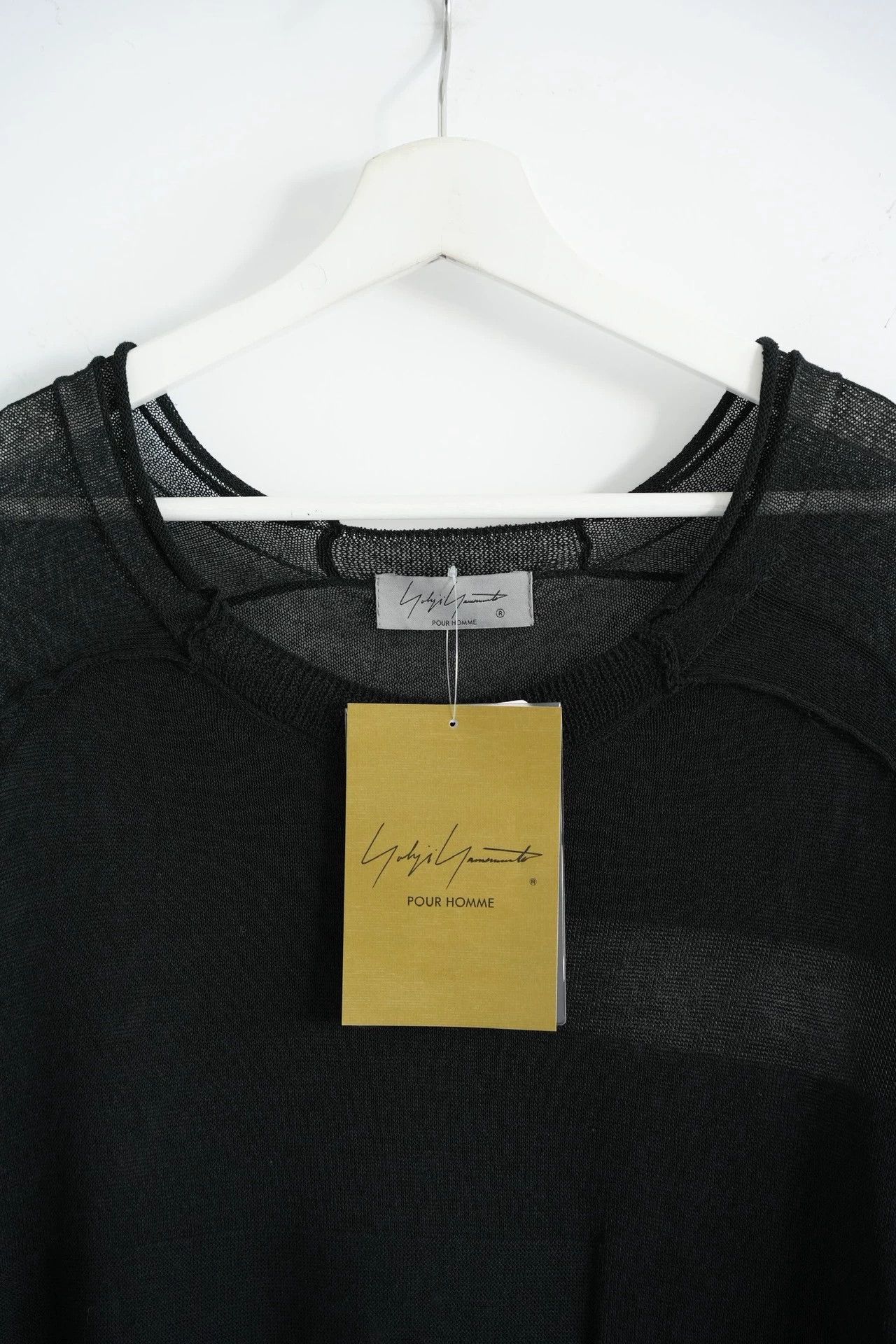 Yohji Yamamoto Yohji Yamamoto 24SS PH Lace Panel Knit LS Sweater Size US L / EU 52-54 / 3 - 3 Thumbnail