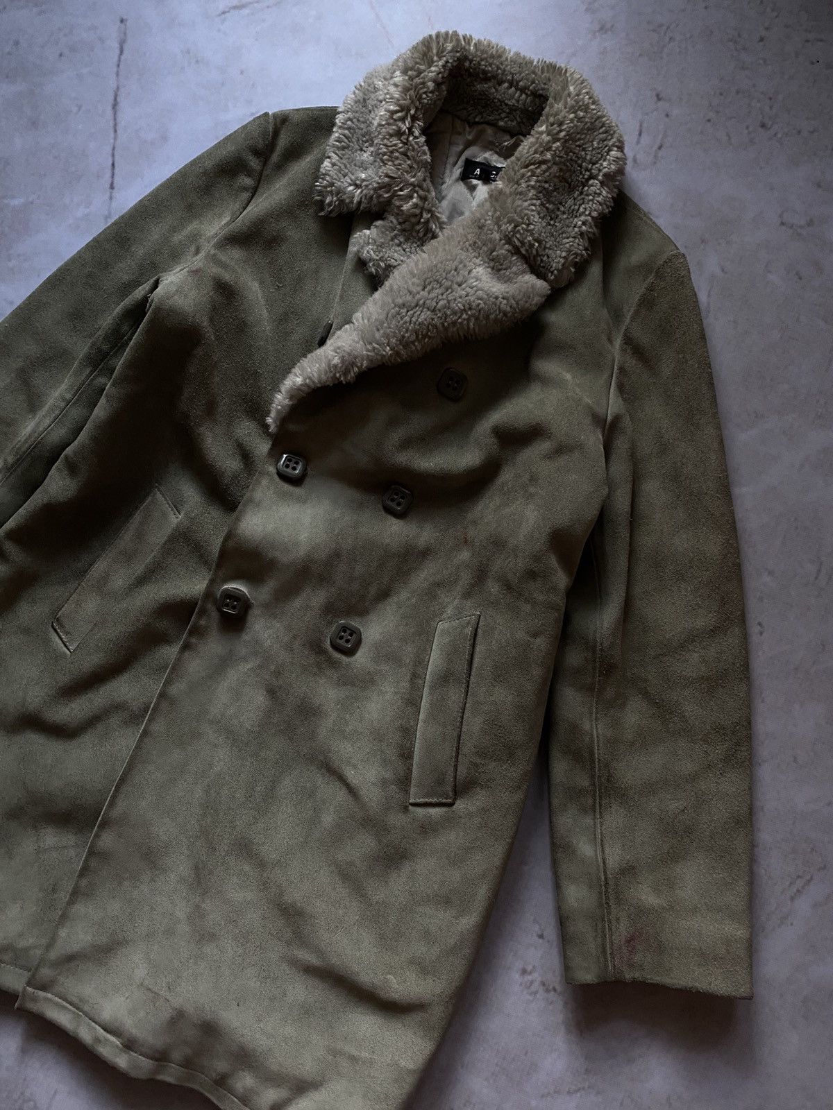 A.P.C. × If Six Was Nine × Japanese Brand A.P.C Dirty Suede Leather Coat Isabel Marant style Size L / US 10 / IT 46 - 3 Thumbnail