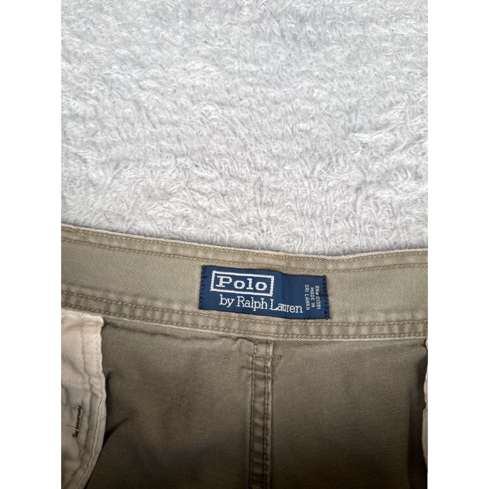 Polo Ralph Lauren Polo Ralph Lauren Shorts Men 40 Beige Cargo 100% Cotton Twill Hiking Camp 38x9 Size US L / EU 52-54 / 3 - 7 Thumbnail