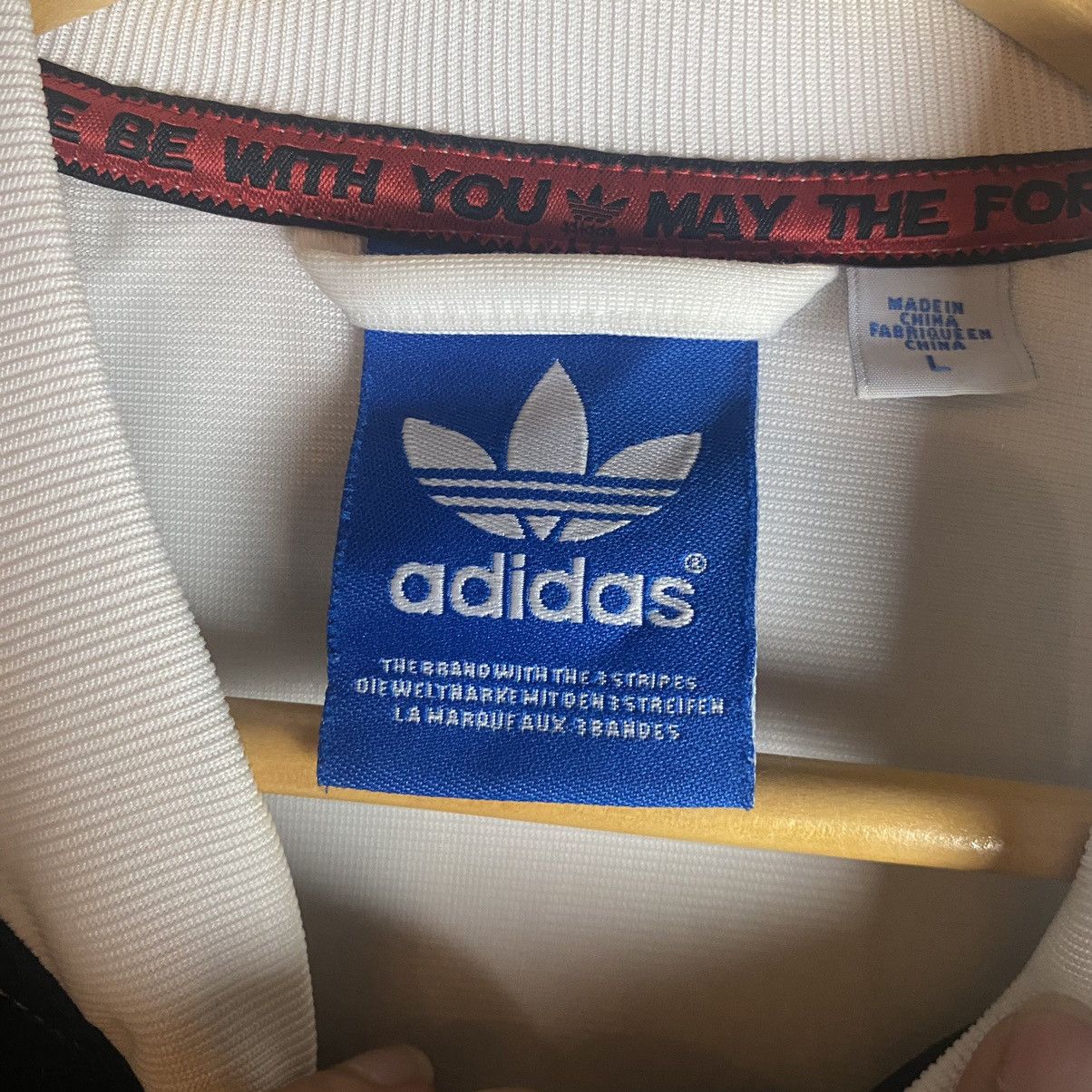 Adidas × RUN DMC × Vintage Adidas starwars troopers embroidered series tracktop jacket Size US L / EU 52-54 / 3 - 12 Thumbnail