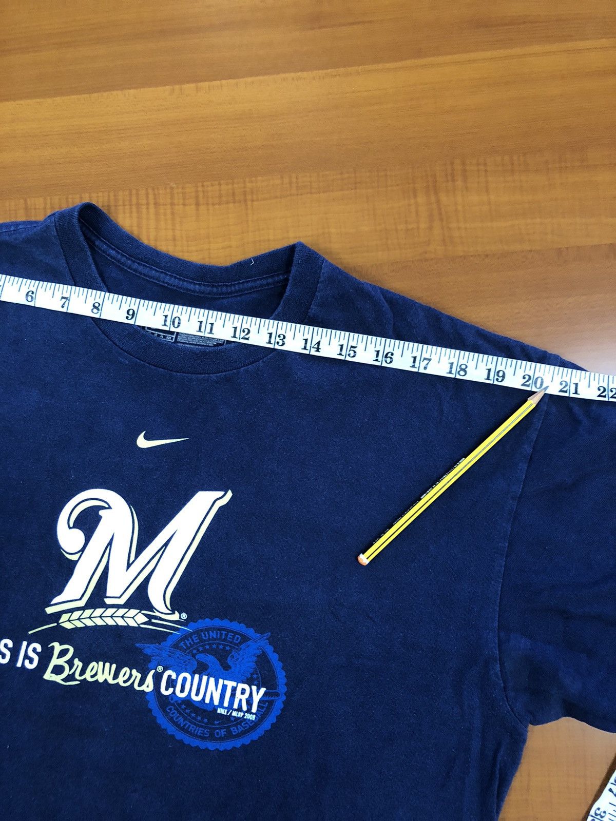 MLB Nike MLB Milwaukee Tshirt Size US L / EU 52-54 / 3 - 20 Thumbnail