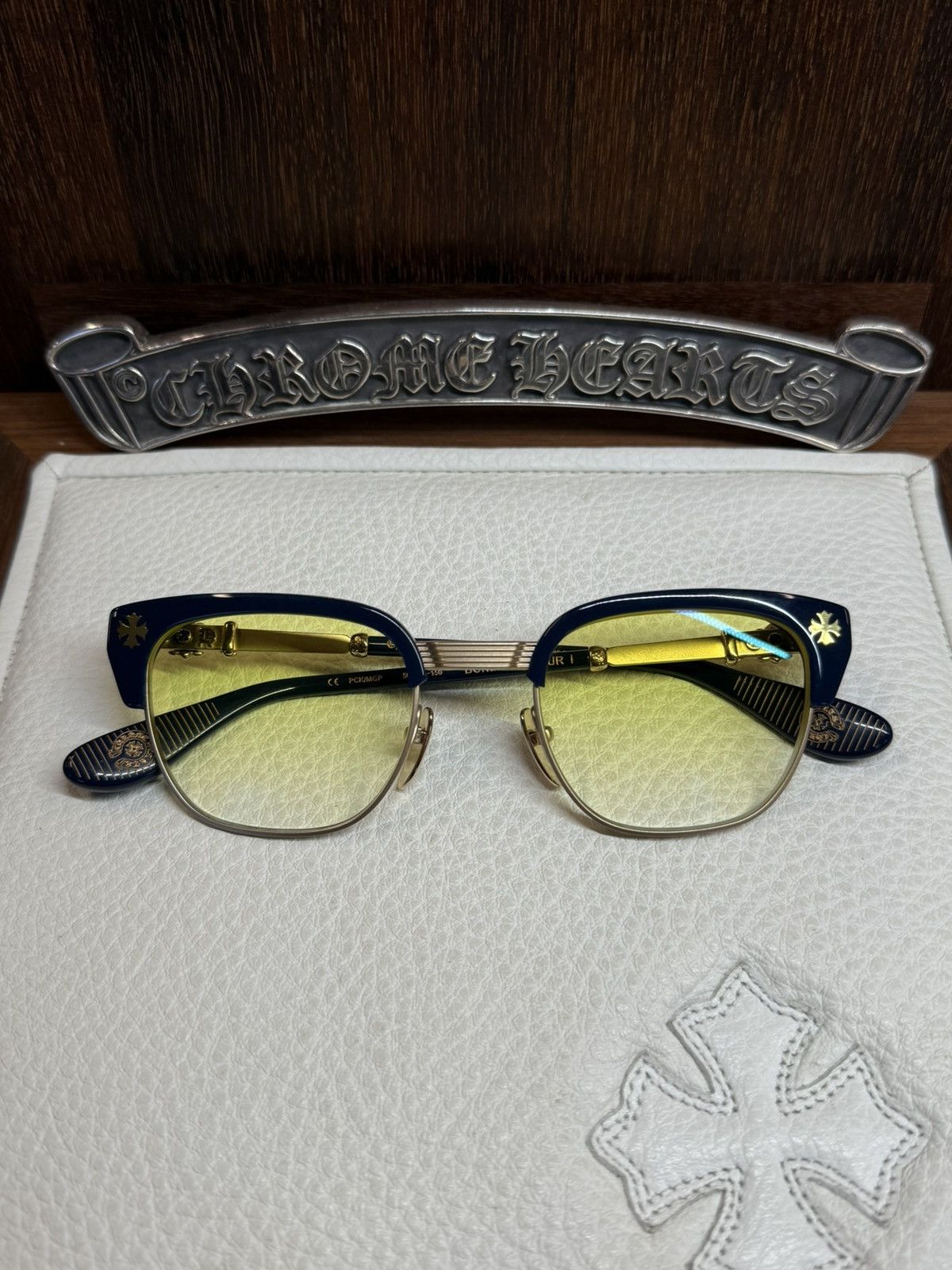 Chrome Hearts Chrome Hearts Bonennoisseur I Sunglasses Size ONE SIZE - 1 Thumbnail