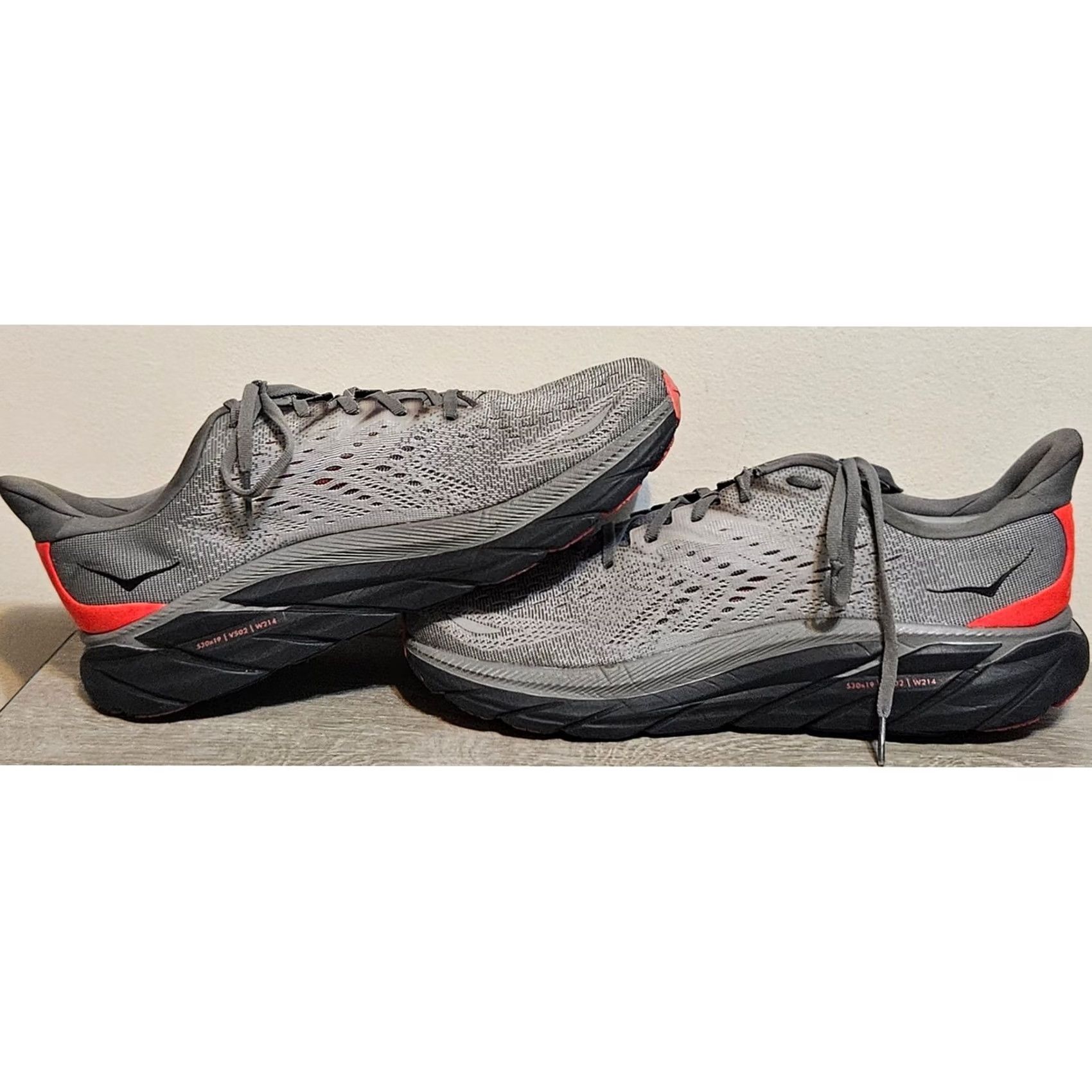 Vintage Hoka One One Clifton 8 Gray Pink Women's Size 11 B 1119394 SDPK Woman's Size US 11 / IT 41 - 4 Thumbnail