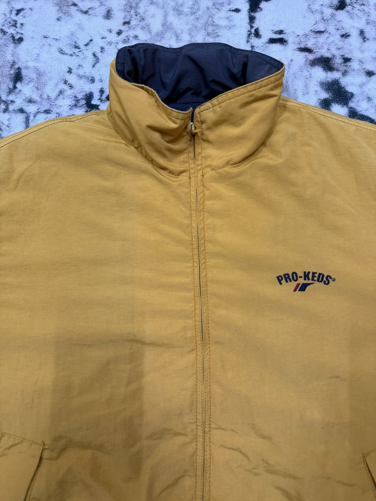 Pro-Keds × Vintage Vintage 90s Pro Keds Bomber Down Jacket Fleece lined Size US XL / EU 56 / 4 - 6 Thumbnail