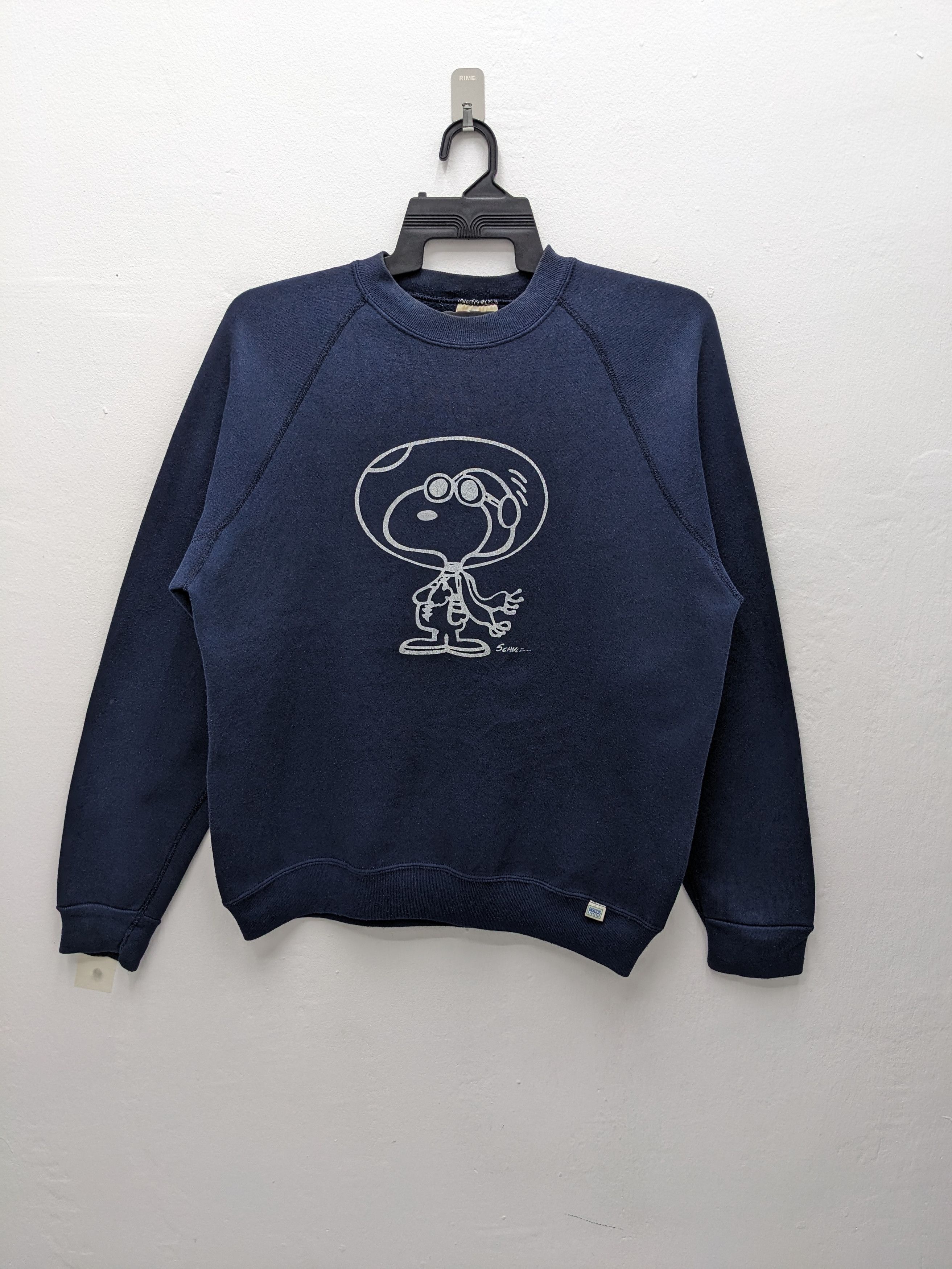 Peanuts Vintage 90s Snoopy Astronaut Flying Ace Graphic Sweatshirt Size US L / EU 52-54 / 3 - 2 Thumbnail