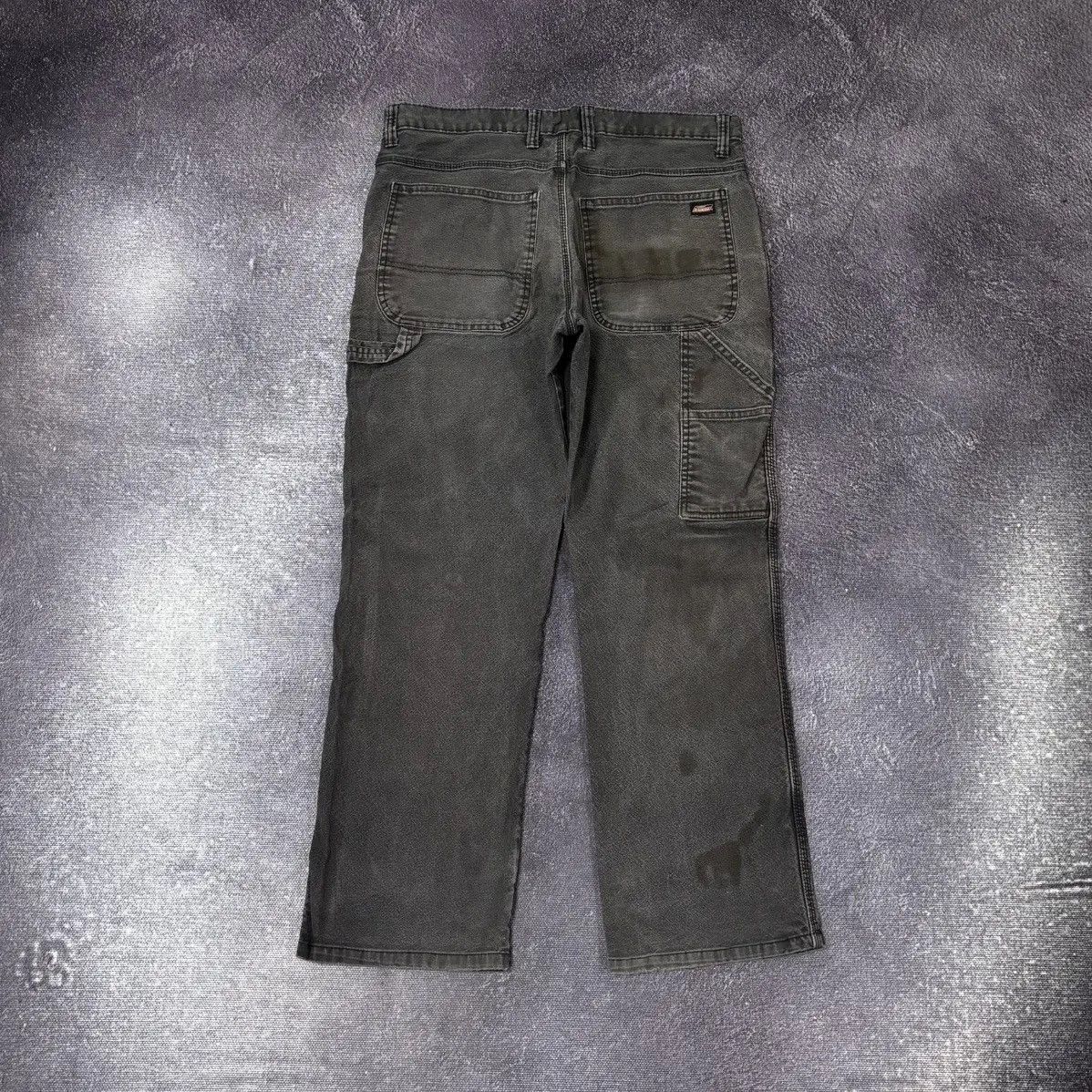 Dickies × Vintage Vintage Dickies USA Work Hype Denim Baggy Flared Pants Size US 32 / EU 48 - 1 Thumbnail