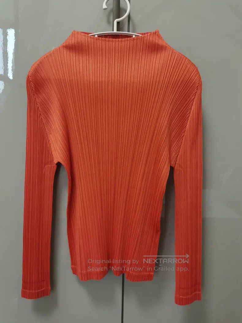 Issey Miyake Issey Miyake Pleated Long Sleeve Top Size XL / US 12-14 / IT 48-50 - 1 Thumbnail