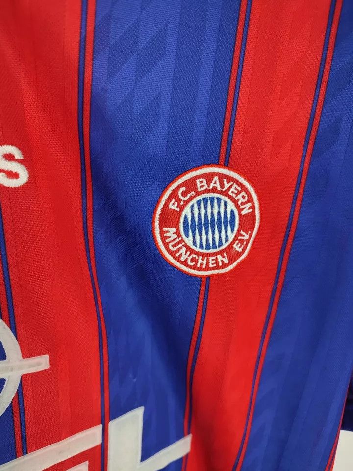 Adidas 1995/97 FC Bayern Munich Munchen 20 #RIZZITELLI Home Kit Size US L / EU 52-54 / 3 - 2 Thumbnail