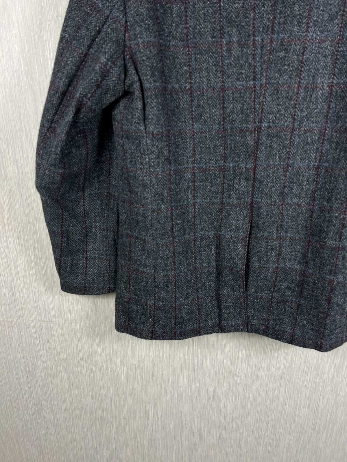 Harris Tweed Vintage 90s Harris Tweed wool light checked blazer jacket Size US L / EU 52-54 / 3 - 17 Thumbnail