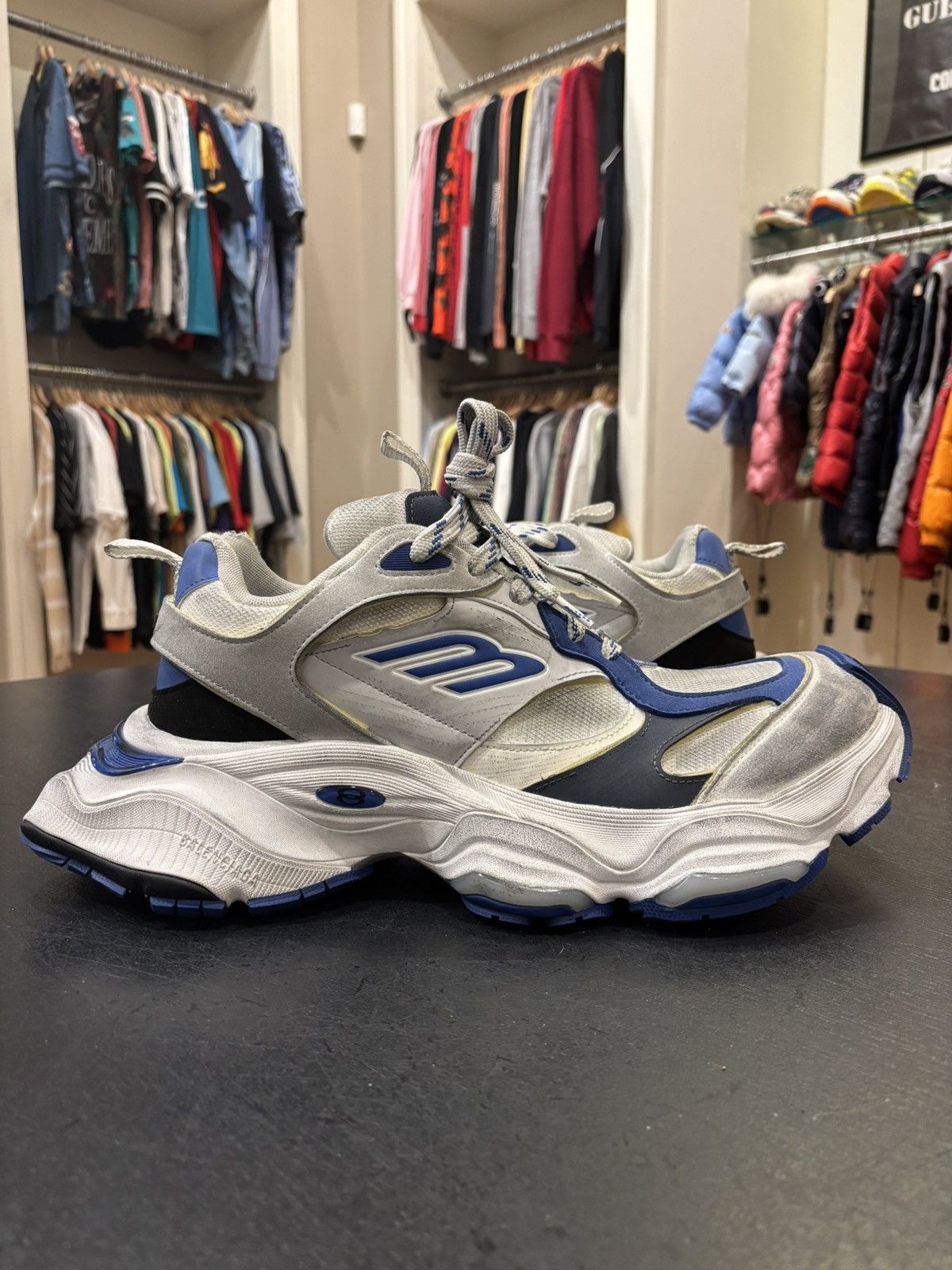 Balenciaga Balenciaga Cargo Sneakers Grey Blue Size US 13 / EU 46 - 1 Thumbnail